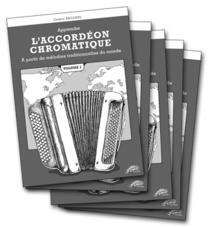 Couverture de la méthode Apprendre l'Accordéon Chromatique - 5 Volumes